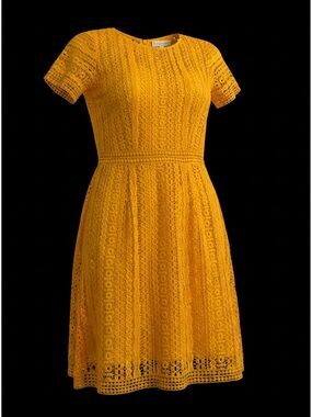 Michael Kors | Dresses | Michael Kors Womens Aqua Waist Tie Lined Elbow Sleeve Split Dress Plus X